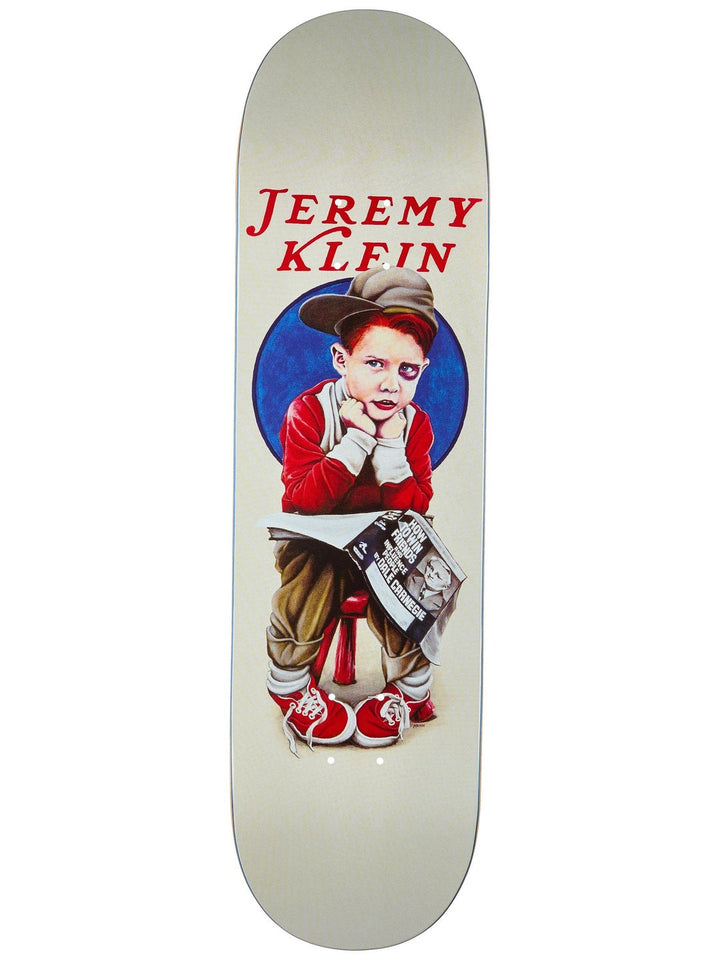 World Industries Jeremy Klein Black Eye Kid EX7 Slick 8.5" Skateboard Deck
