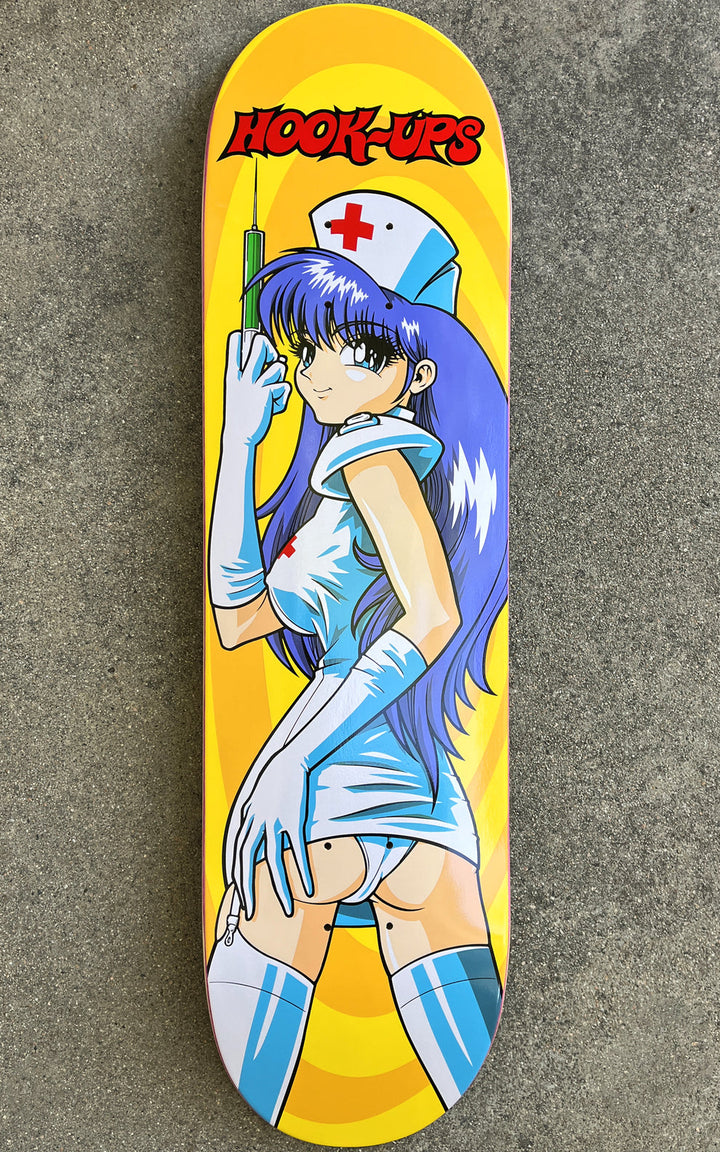Hook Ups Nurse Cherry 8.25" Skateboard Deck