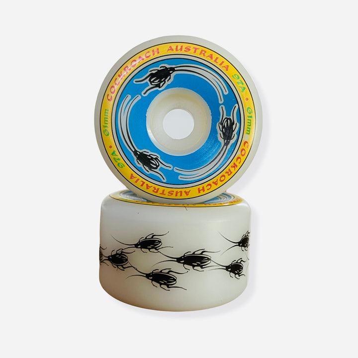 COCKROACH ODD BODS Blue 61mm 97A SKATEBOARD WHEELS