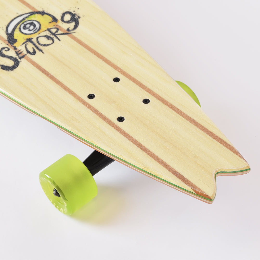 Sector 9 Offshore Temple 9.375 x 39.5 Complete Cruiser Skateboard