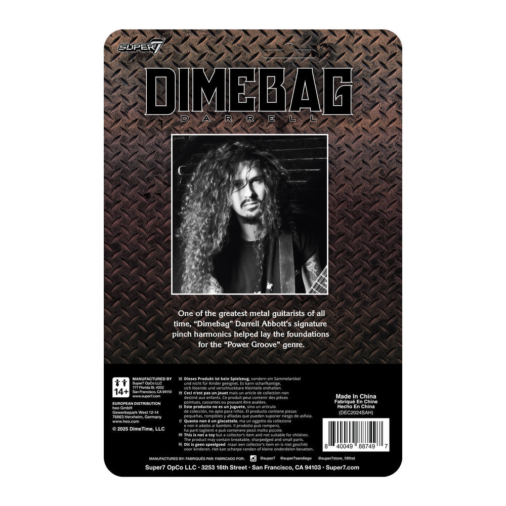 Super7 x Dimebag Darrell (Culprit) ReAction Figure