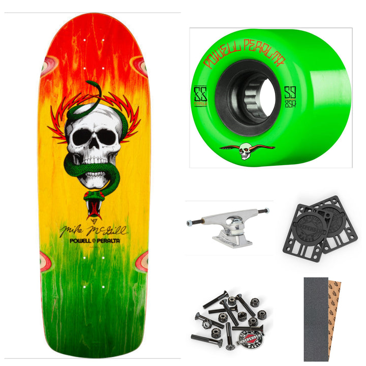 POWELL PERALTA McGILL SKULL & SNAKE Dyed Veneer Fade Complete SKATEBOARD