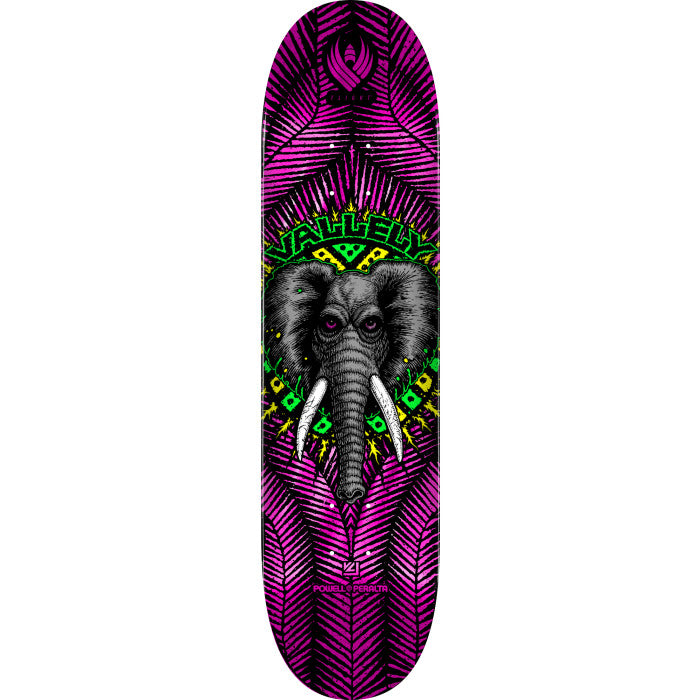 希少XL original 80s powell MIKE VALLELY Powell Peralta FLIGHT Mike Vallely Elephant Pink Foil Skateboard