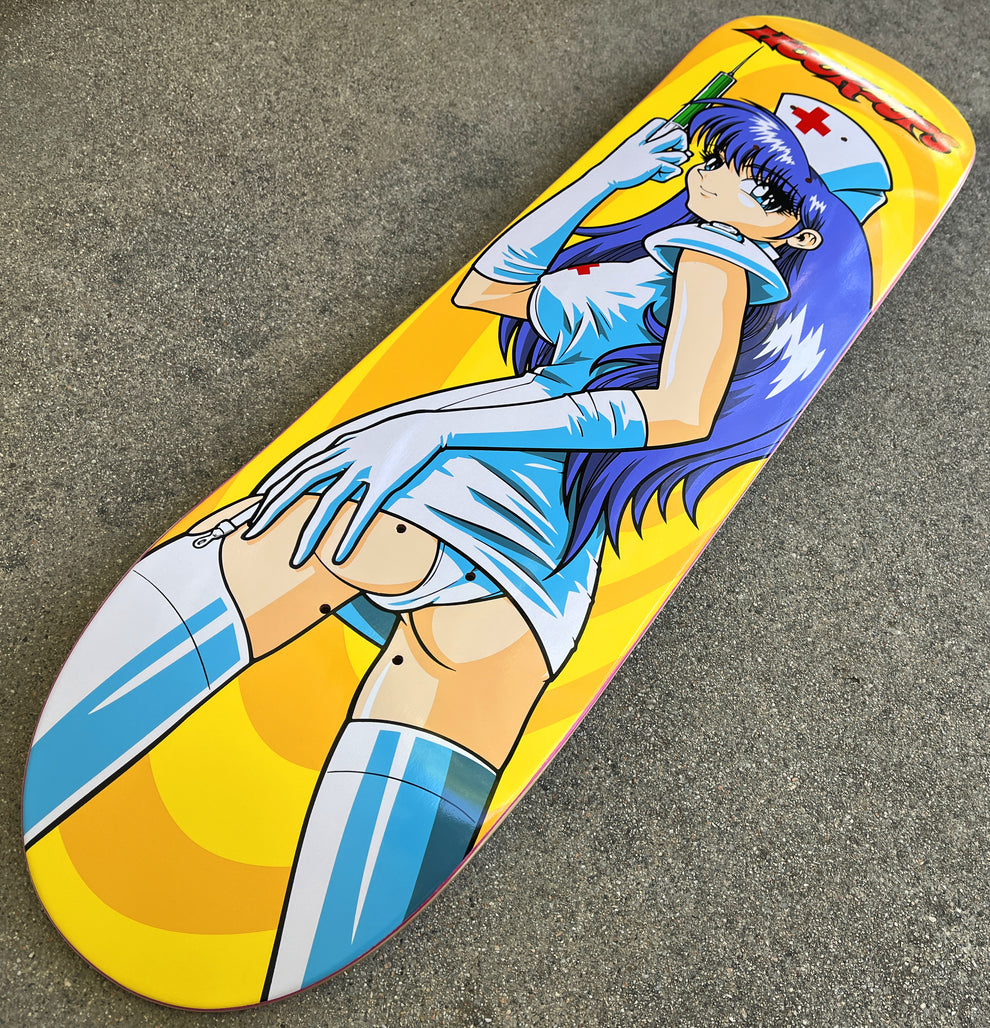 Hook Ups Nurse Cherry 8.25" Skateboard Deck