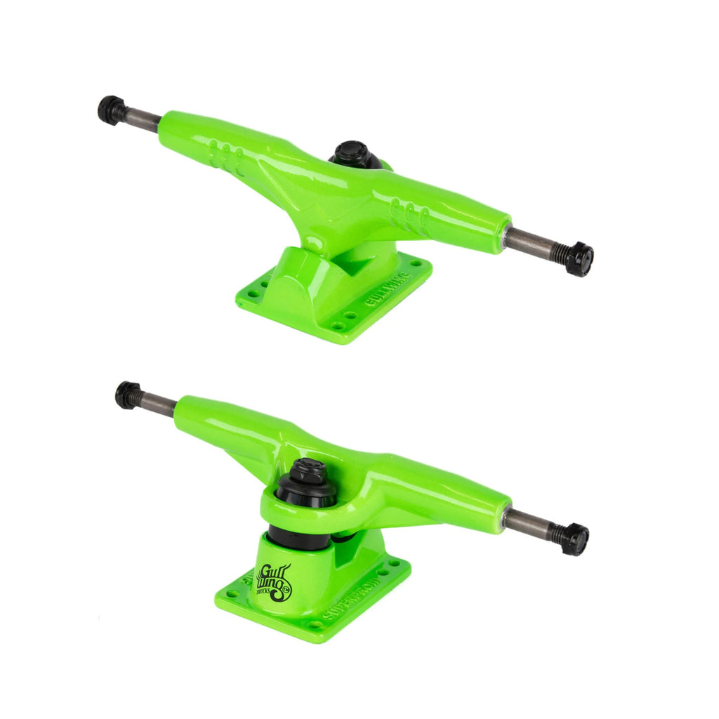 *Pre-Order* Gullwing Pro III Neon Green 9" Skateboard Trucks (Set of 2)