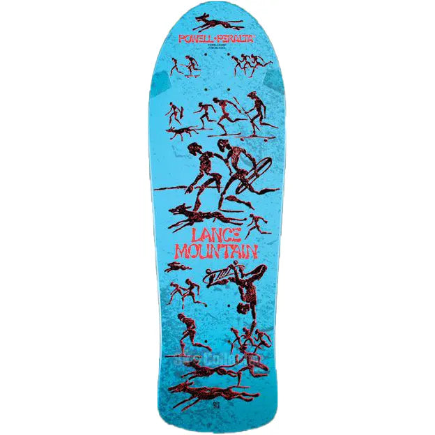 Powell Peralta Lance Mountain Future Primitive Bones Brigade Series 3 Blue Skateboard Deck