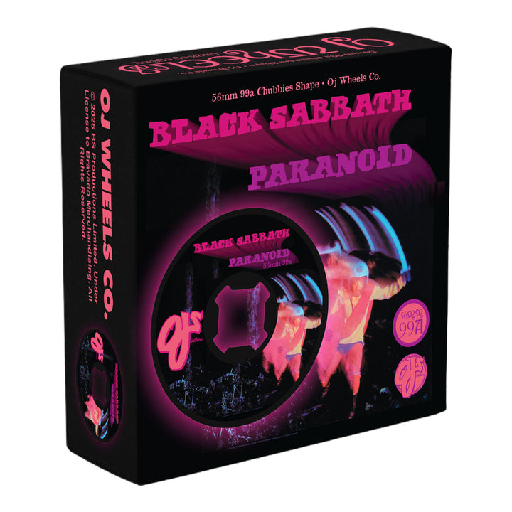 OJ x Black Sabbath Paranoid Chubbies 56mm 99a Skateboard Wheels