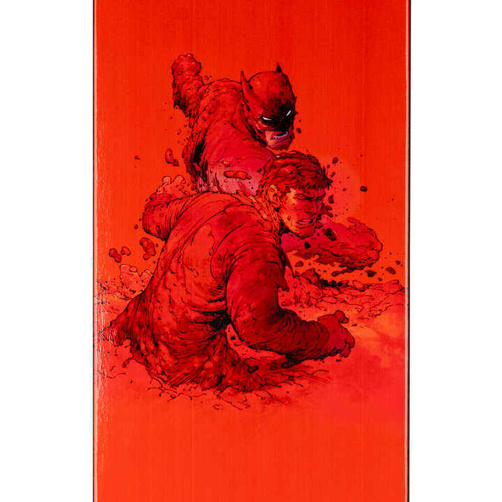 Artistic depiction of a bear and a tiger on a red background