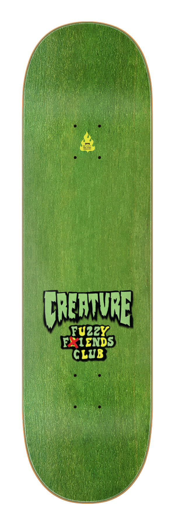 Creature Milton Martinez Fuzzy Fiends 8.6"Skateboard Deck