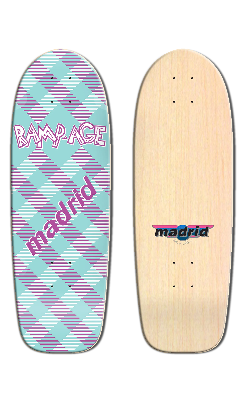 Madrid x Stranger Things 2 Rampage Replica 9.5" Complete Skateboard