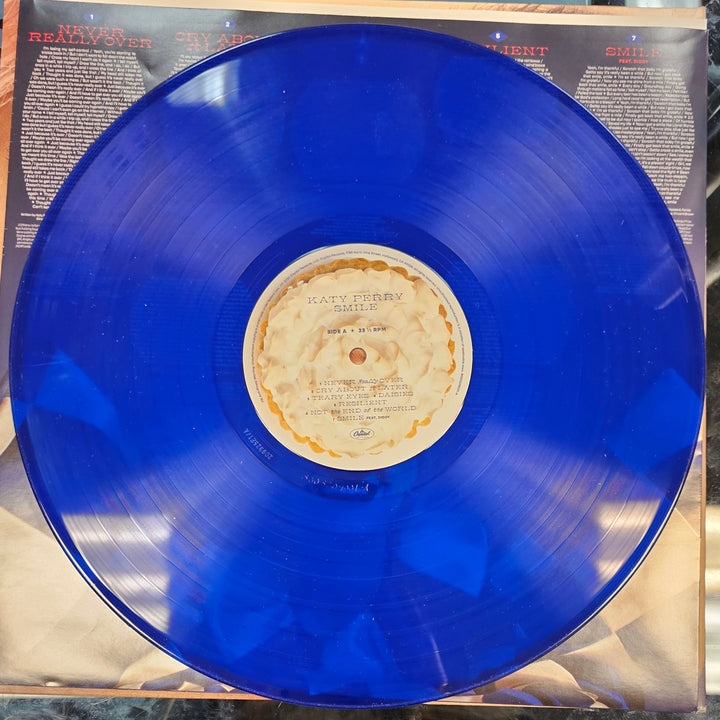 Katy Perry – Smile (Blue Color Vinyl) LP Record **USED**