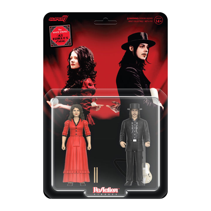 Super7 x The White Stripes (Get Behind Me Satan) ReAction Figures