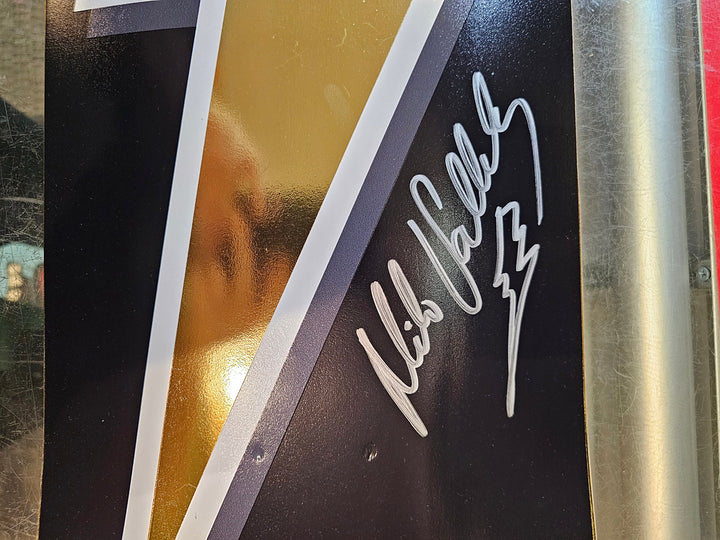 POWELL PERALTA VALLELY LIGHTNING BOLT SILVER FOIL 8.5" FLIGHT [AUTOGRAPHED] SKATEBOARD DECK