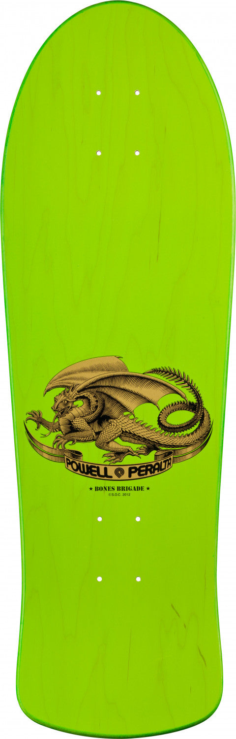 Powell Peralta Lance Mountain Future Primitive Bones Brigade Series 1 Green Skateboard Deck