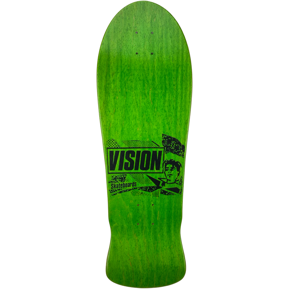 Vision Mark Gonzales Original MG LTD Swirl skateboard deck detail view