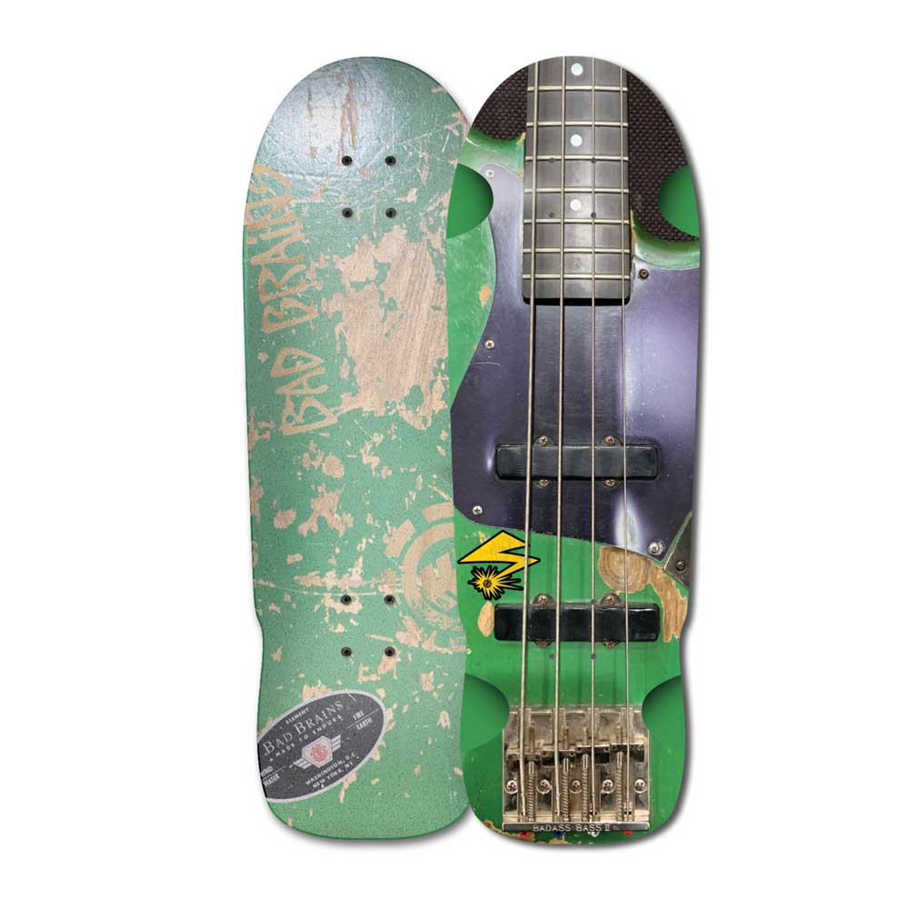 ELEMENT Bad Brains "Bass Guitar" 9.5" SLIGHTLY USED Complete Skateboard