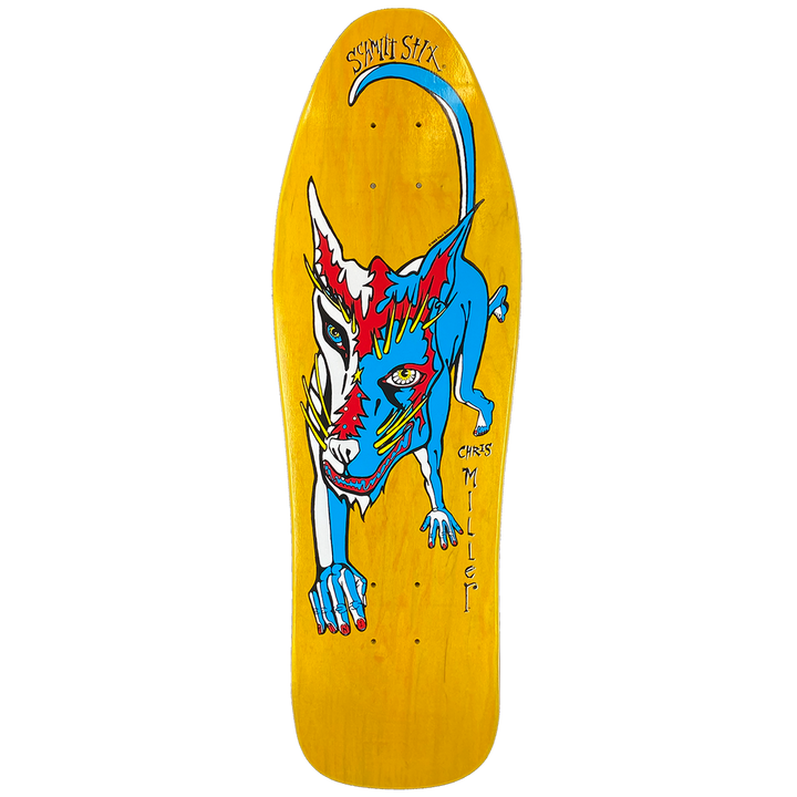 Schmitt Stix Chris Miller Dog Mini 9.125" Skateboard Deck