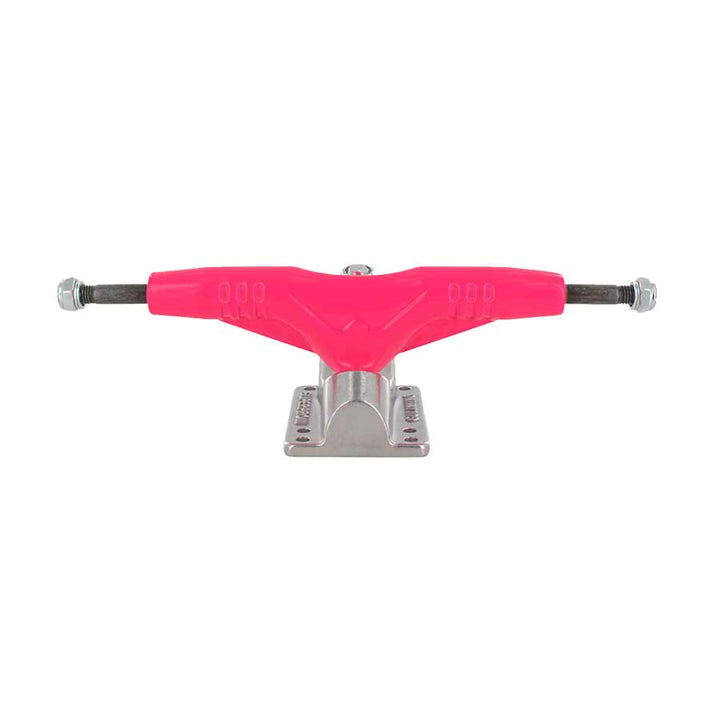 Gullwing Pro III Neon Pink / Silver 9" Skateboard Trucks