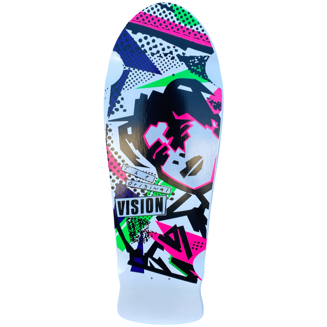 Vision Mark Gonzales "Original Mg" Ltd White 10" Skateboard Deck