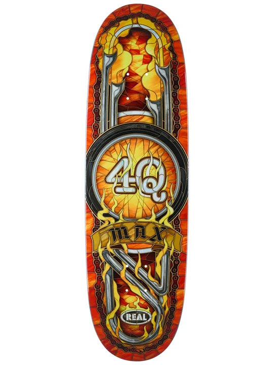Real Max 4Q Cathedral 9.10" Skateboard Deck