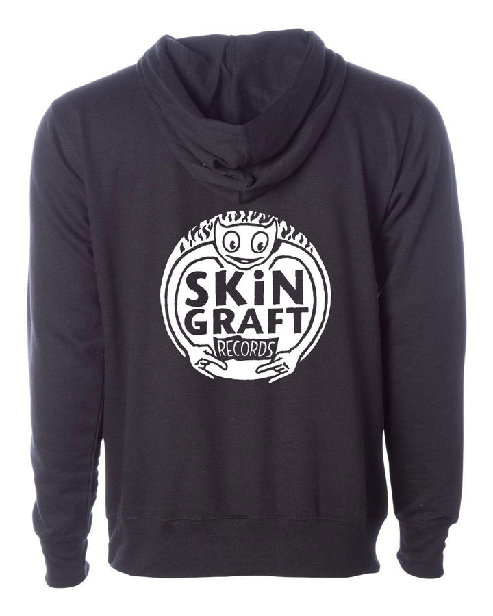 SKiN GRAFT Records “Logo” Zip-Up Hooded Sweatshirt
