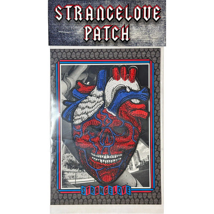 Strangelove Heart Skull Patch Pack