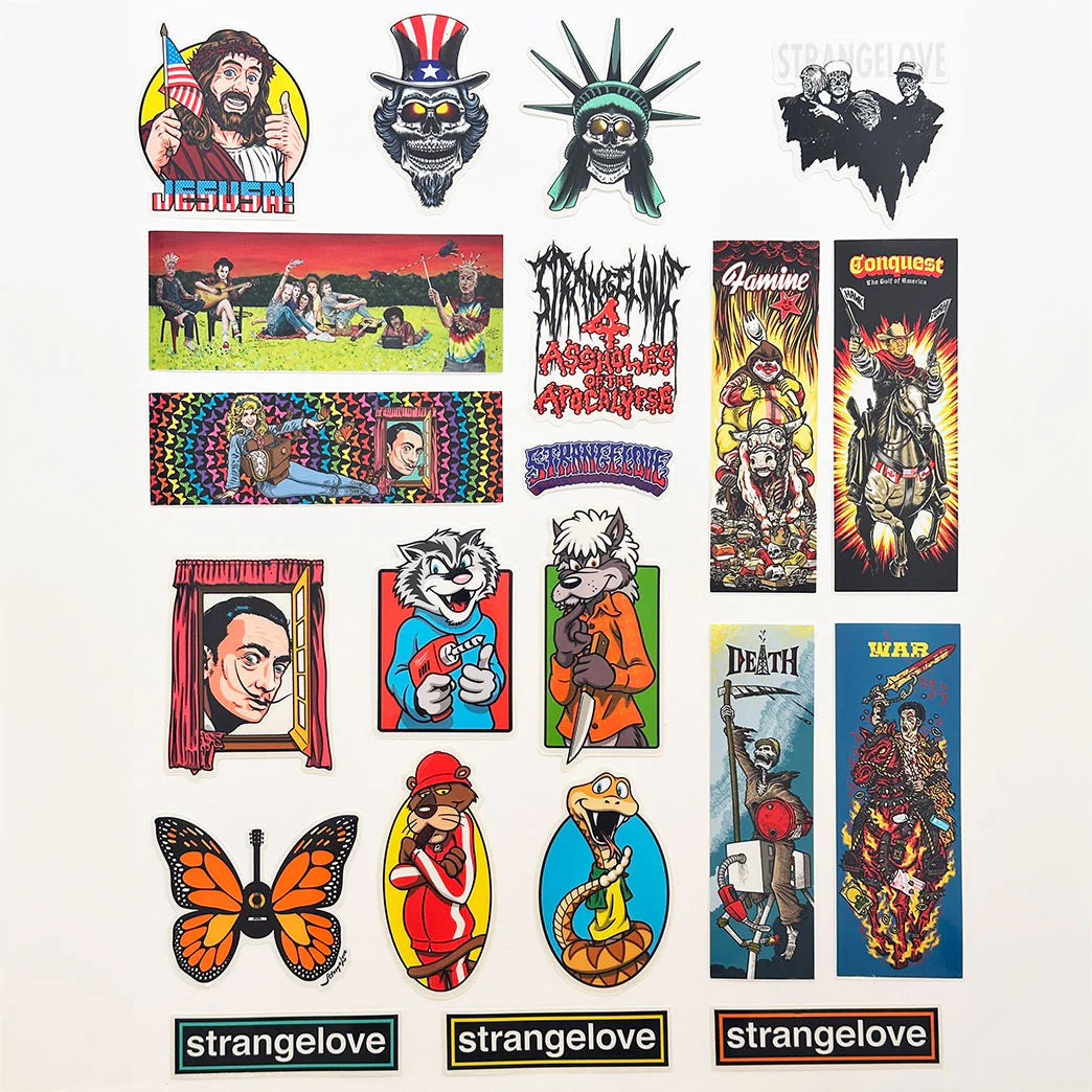 STRANGELOVE SKATEBOARDS STICKER PACK #27