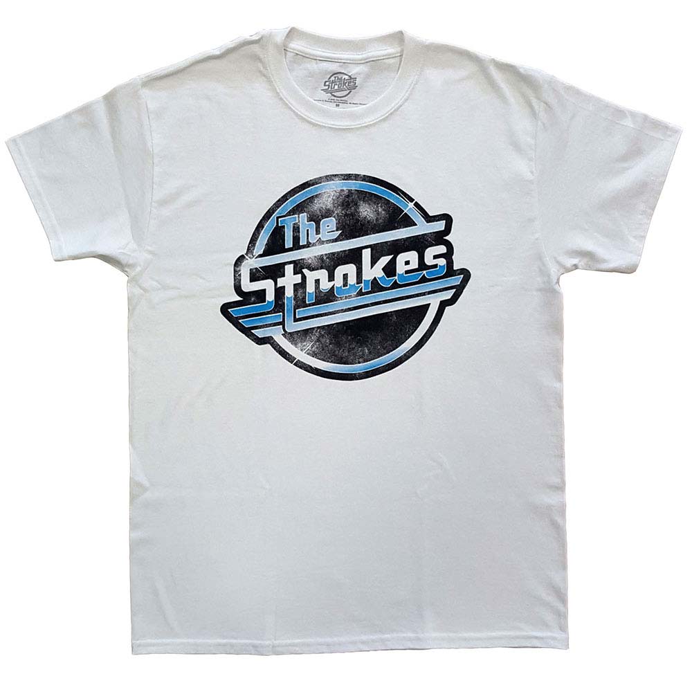 The Strokes ロゴ Tシャツ ネイビー The Strokes Logo T-Shirt Indie