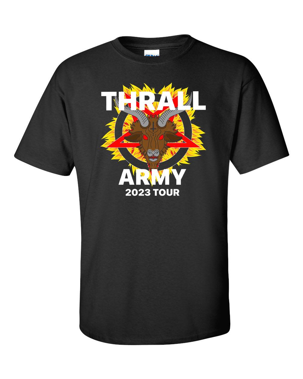THRALL "Thrall Army Tour 2023" TShirt The Dark Slide