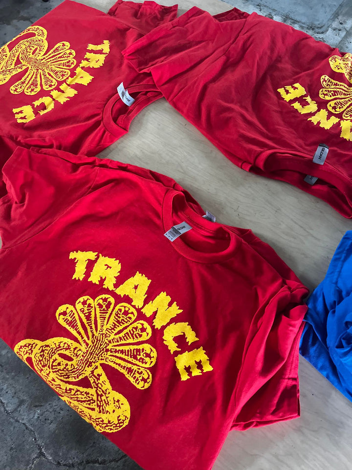 Trance Syndicate Records "Logo" Yellow Ink T-Shirt
