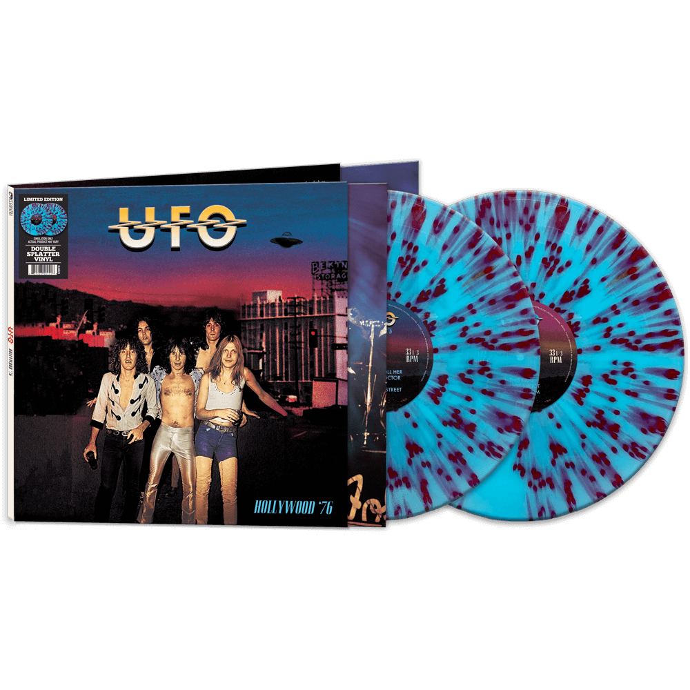 UFO - Hollywood '76 (Limited Edeition, Blue & Red Splatter Colored Vinyl) (2 Lp's) [Vinyl]