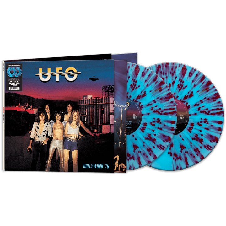 UFO - Hollywood '76 (Limited Edeition, Blue & Red Splatter Colored Vinyl) (2 Lp's) [Vinyl]