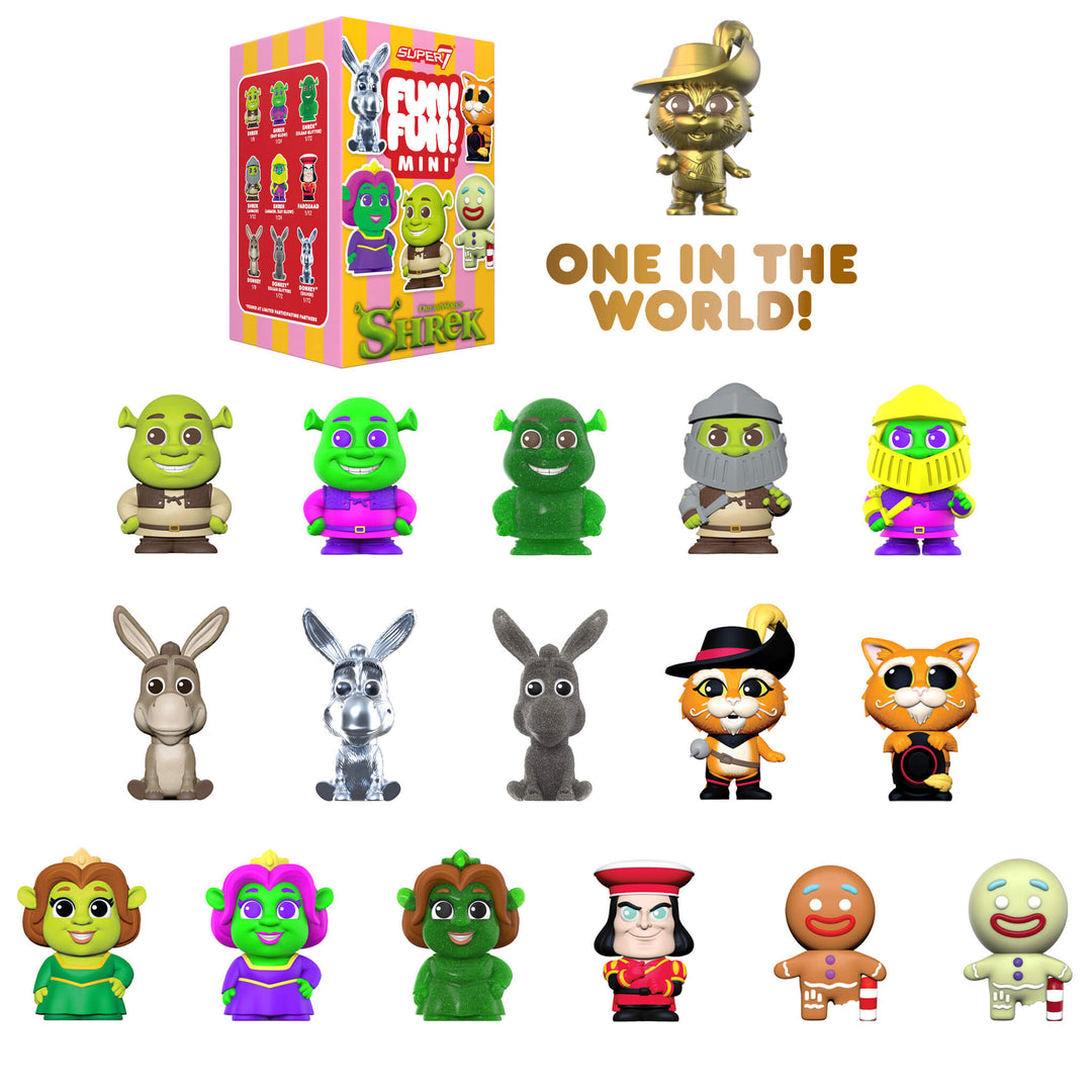 Super7 X Shrek FUN! FUN! MINI - Wave 01 - Individual Blind Box Toy
