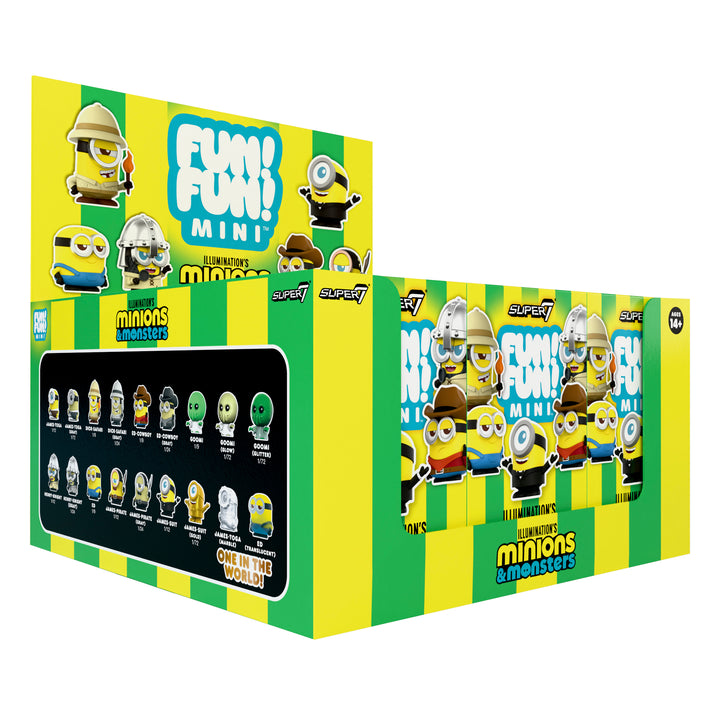 Super7 X Minions & Monsters FUN! FUN! MINI - Wave 01 - Individual Blind Box Toy