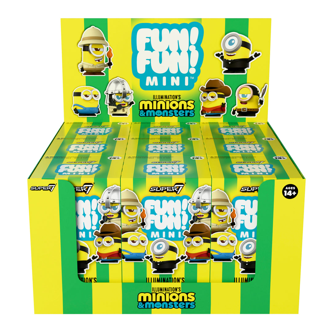 Super7 X Minions & Monsters FUN! FUN! MINI - Wave 01 - Individual Blind Box Toy
