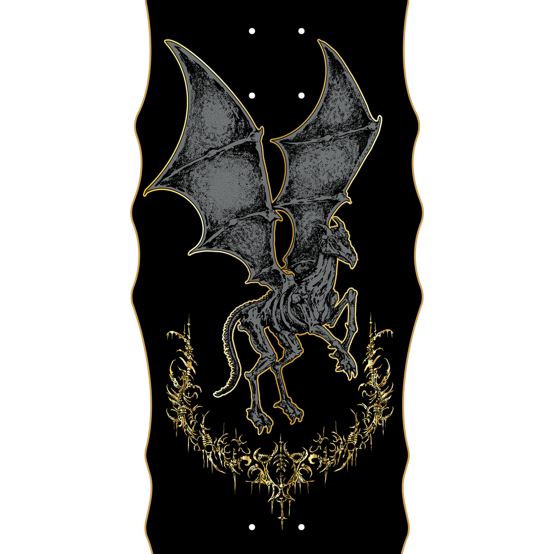 Welcome x Harry Potter Thestral on Widow 10" Skateboard Deck
