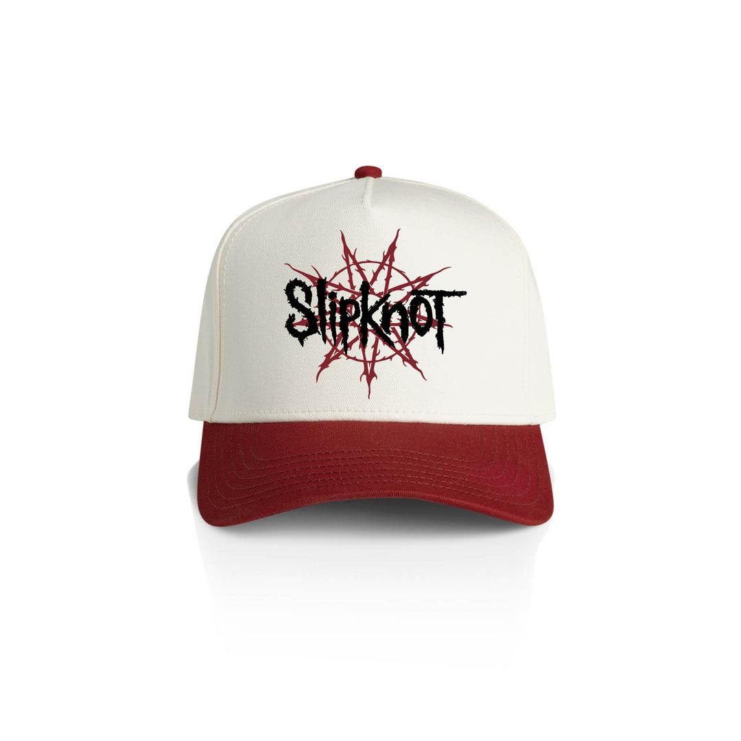 Welcome x Slipknot Nonagram (White/Red) Hat