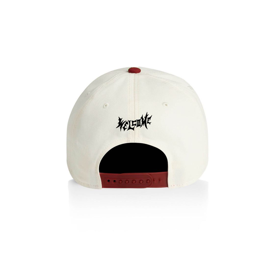 Welcome x Slipknot Nonagram (White/Red) Hat
