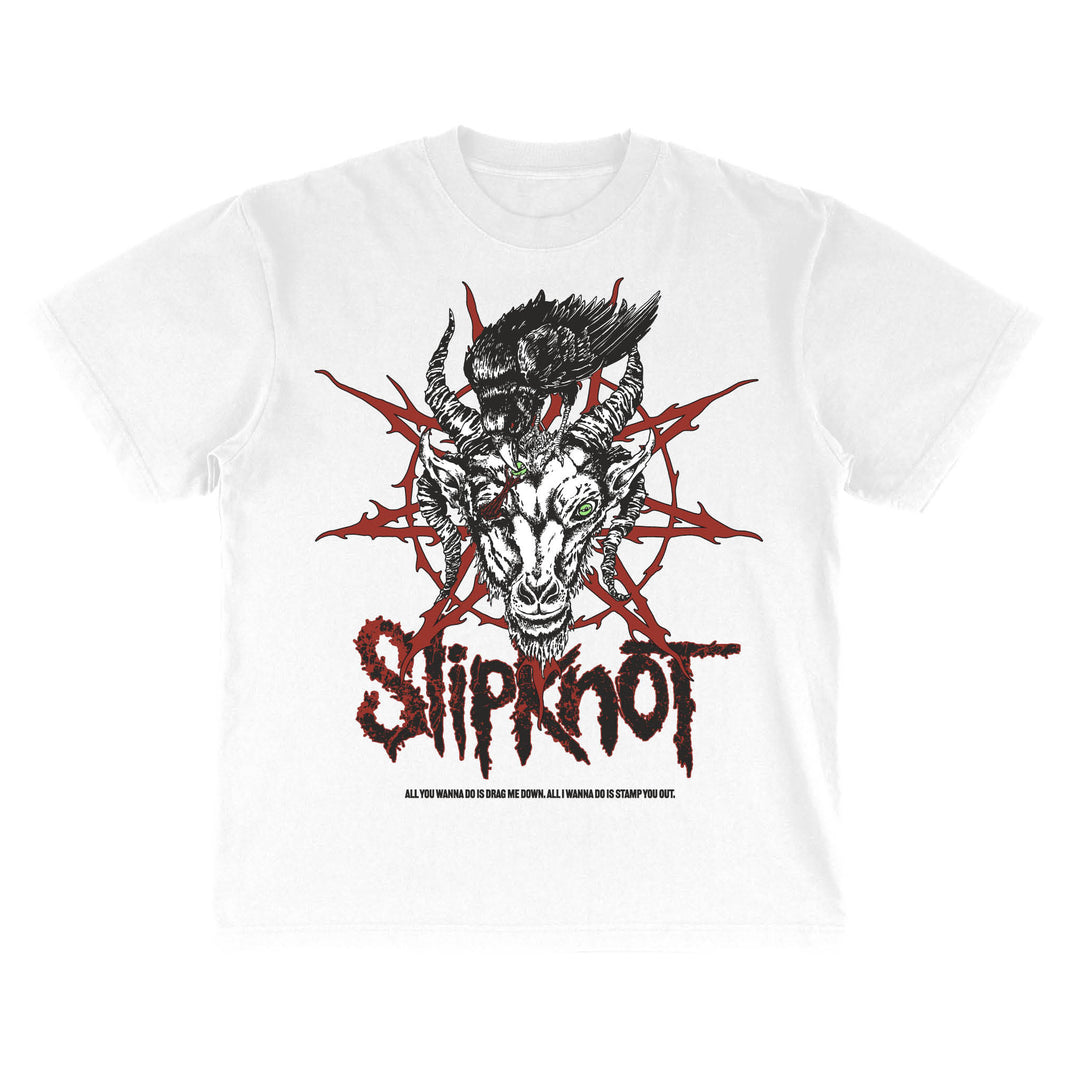 Welcome x Slipknot Spit It Out (White) T-Shirt