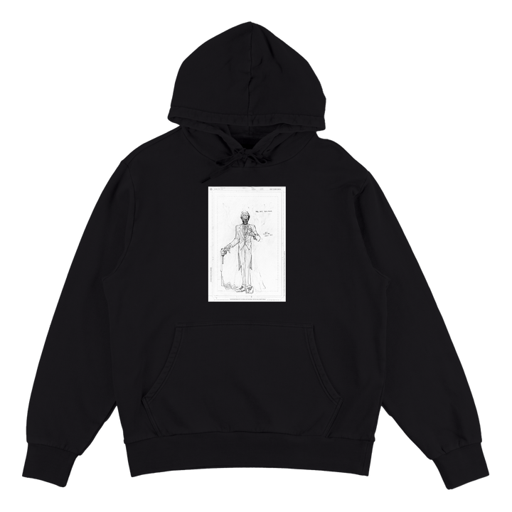 WELCOME X BATMAN DEVIL HORNS HOODED SWEATSHIRT