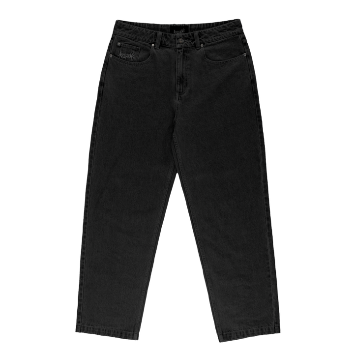 Welcome Immortal Washed Black Denim Pants