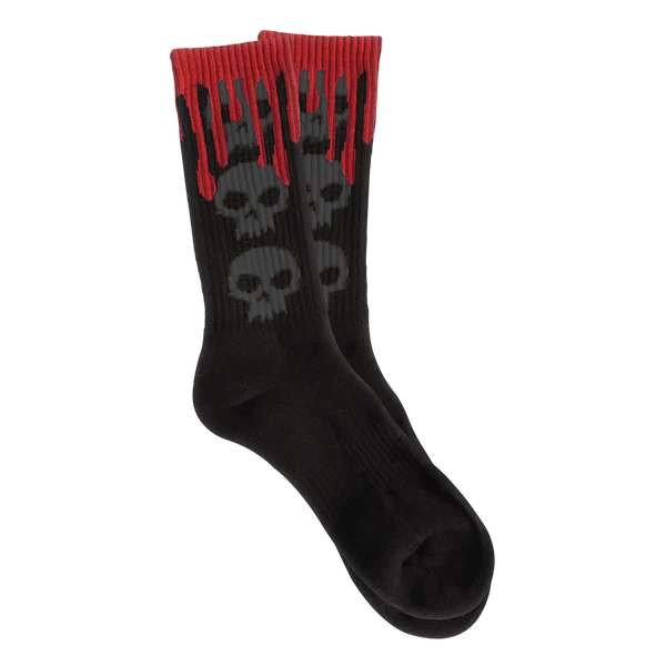 ZERO 3 SKULL BLOOD SOCKS