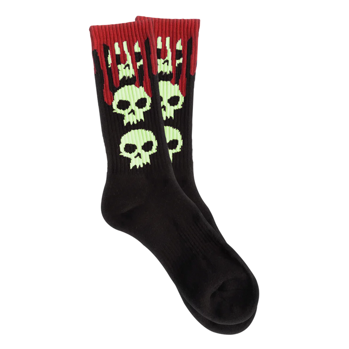 ZERO 3 Skull Blood (GITD) Socks