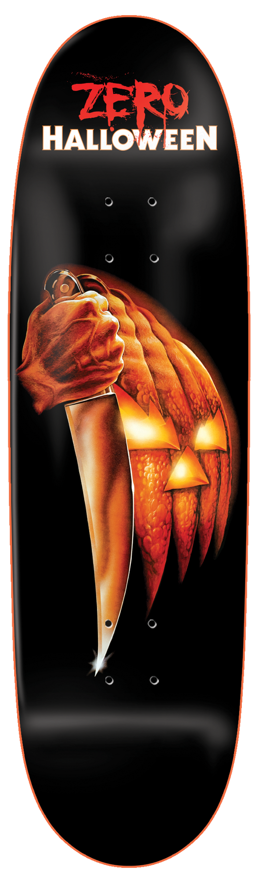 Zero Night of the Living Shred 9" Egg Shape Skateboard Deck The Dark