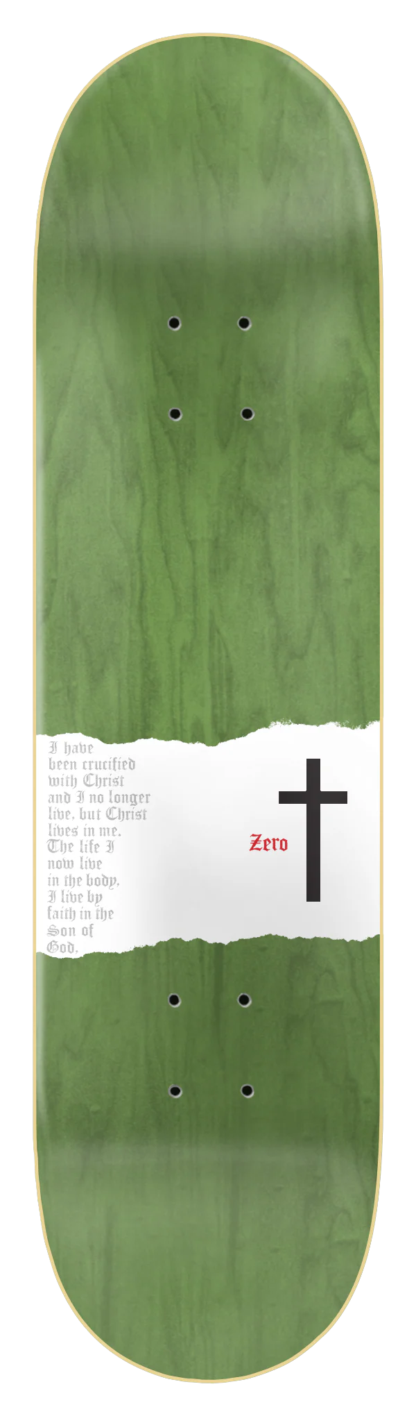 Zero Ryan Sheckler "Cross" 8.5" Skateboard Deck
