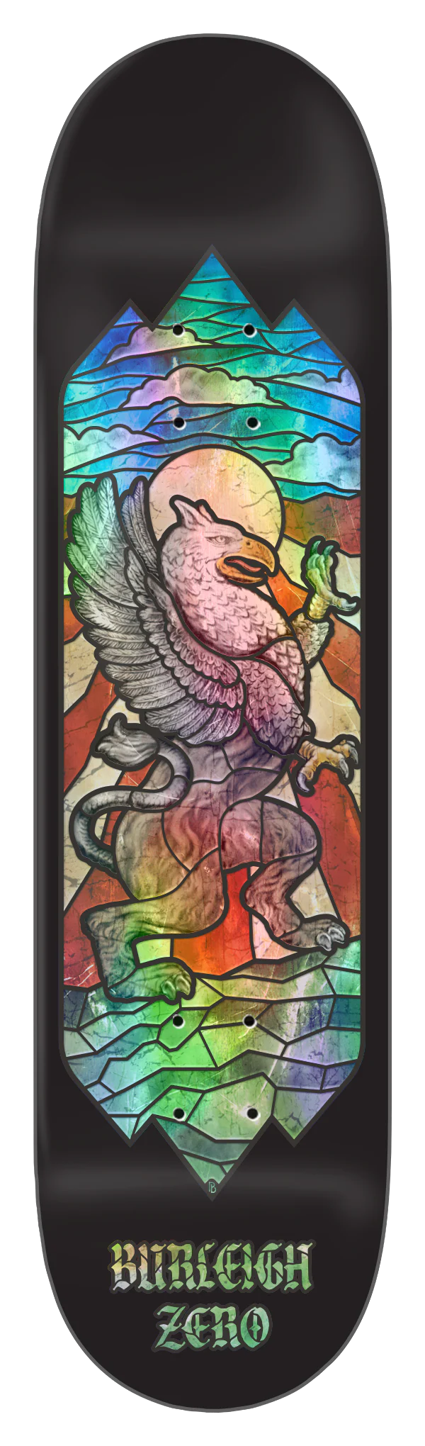Zero Burleigh "Stained Glass" 8.5" Skateboard Deck