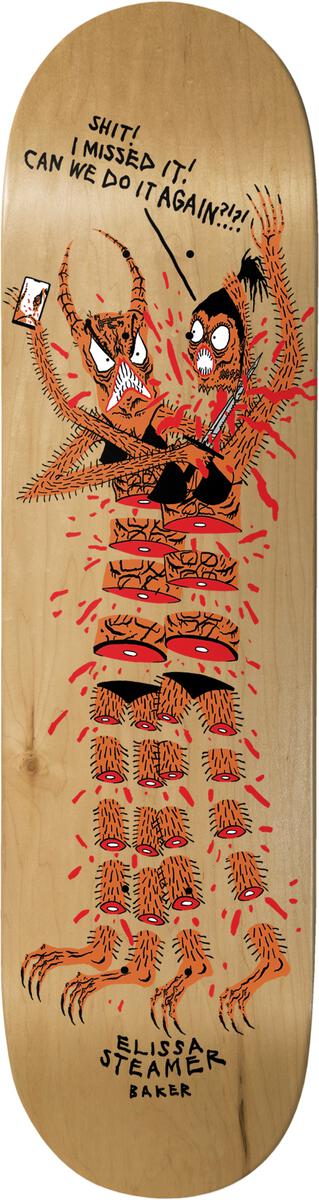 Baker x Neckface Elissa Throwback From The Dead 8" Skateboard Deck