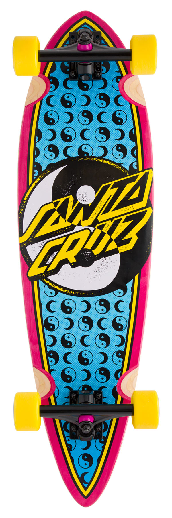 Santa Cruz Yin Yang Dot Pintail Cruzer Complete Skateboard 9.2 x