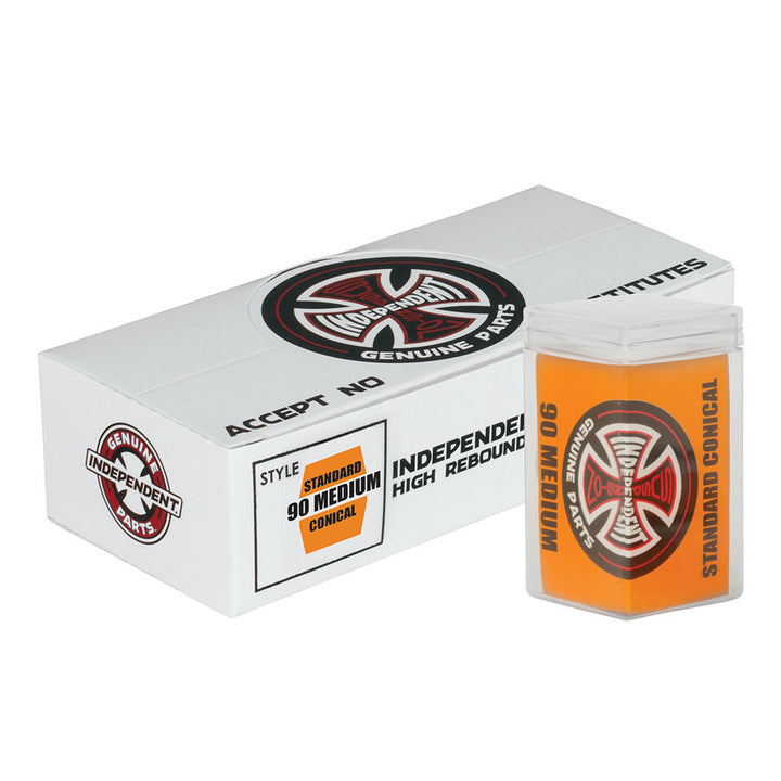 Independent Genuine Parts Standard Conical Cushions Medium 90a Orange Skateboard Truck Bushings