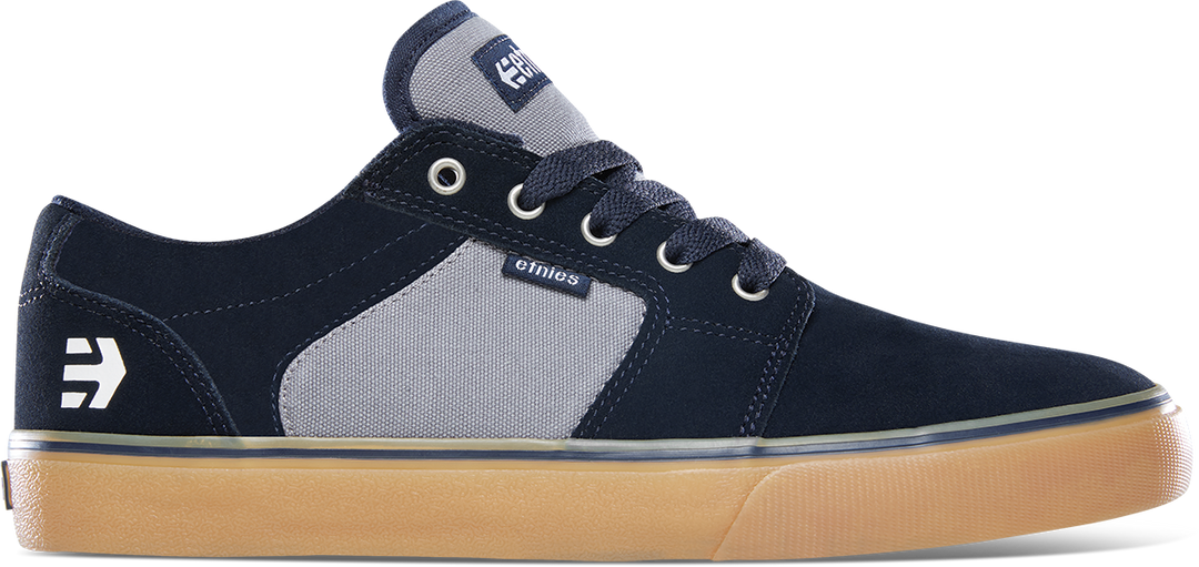 Etnies Barge LS Navy/Grey/Gum Skateboard Shoes
